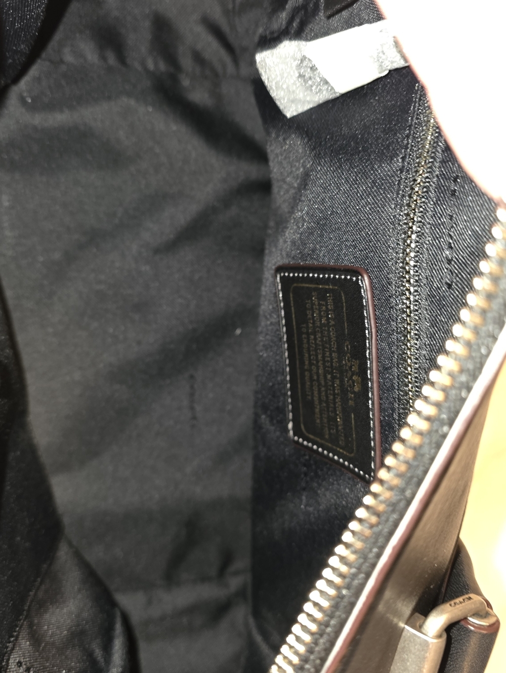 Coach Ace Satchel Black NWOT - Picture 8 of 8